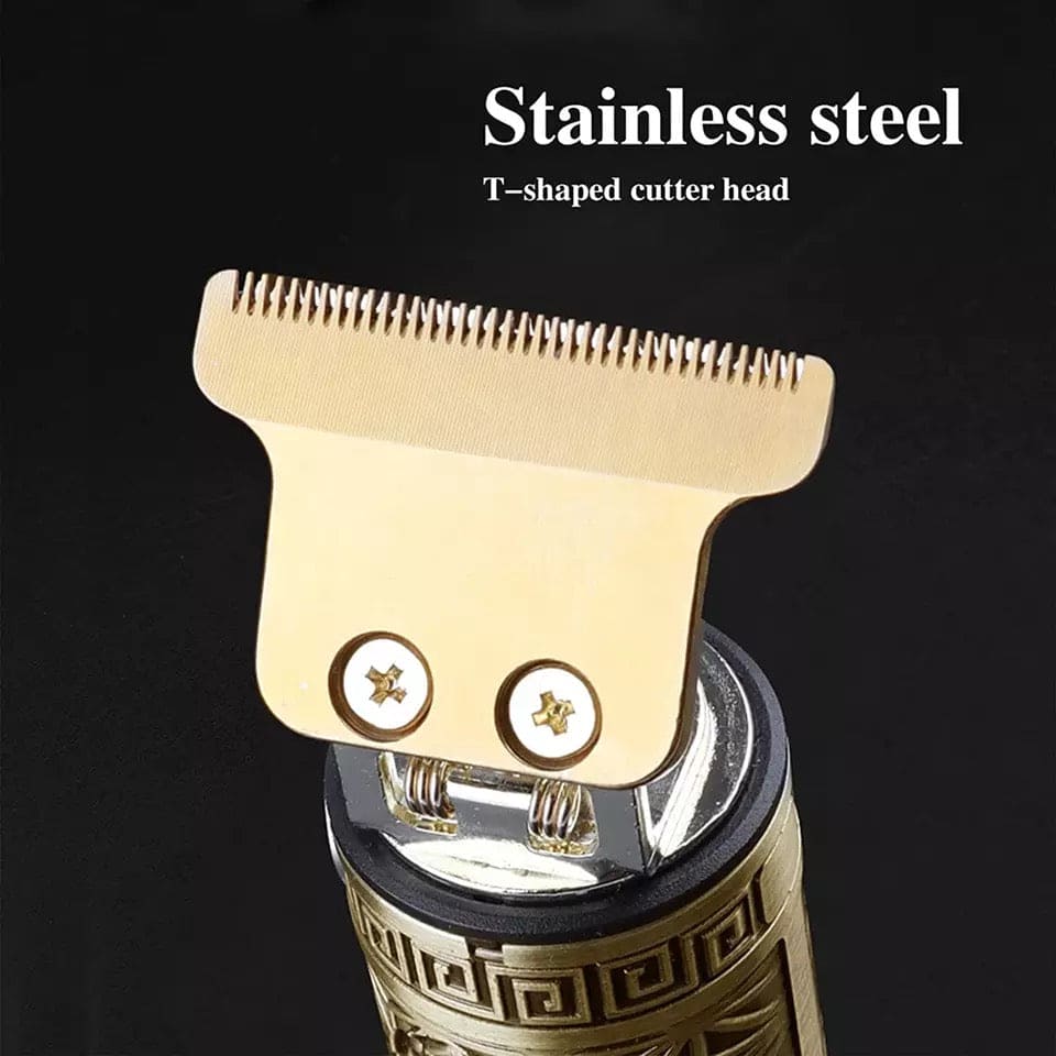 Vintage T9 Golden Dragon Trimmer, Electric Clipper Razor, Hair Cutting Machine Trimmer For Men, T9 USB Electric Professional Beard Haircut Style Vintage T9 Golden Dragon Trimmer, Electric Clipper Razor, Hair Cutting Machine Trimmer For Men, T9 USB Electric Professional Beard Haircut Style